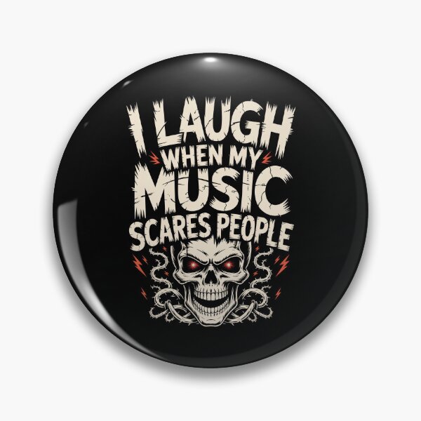 Item preview, I Laugh When My Music Scares People Heavy Metal Fan Gift designed and sold by Say It With Ink.