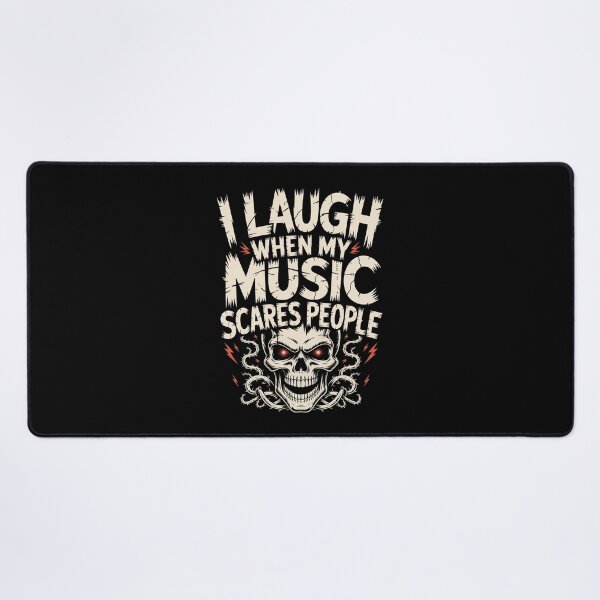 Item preview, I Laugh When My Music Scares People Heavy Metal Fan Gift designed and sold by Say It With Ink.