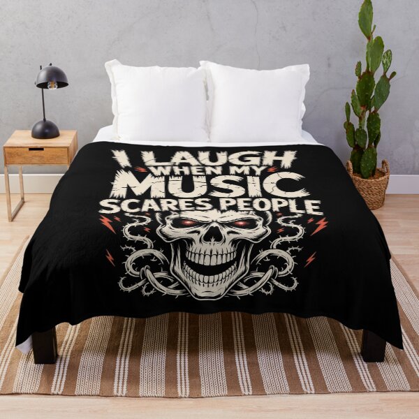 Item preview, I Laugh When My Music Scares People Heavy Metal Fan Gift designed and sold by Say It With Ink.