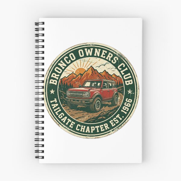 Item preview, Bronco Off-Road Club - Tailgate Chapter - 4 door Modern designed and sold by youvebeenframed.shop.