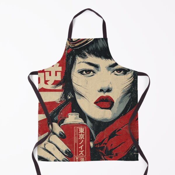 Item preview, Tokyo Noise Cyberpunk Graffiti Girl Art designed and sold by obstinator.