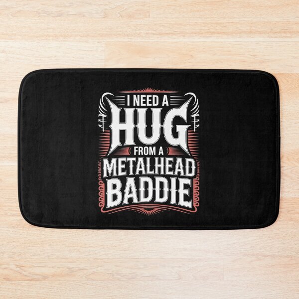 Artikelvorschau, Ich brauche eine Umarmung von einem Metalhead-Bösewicht – Lustiges Geschenk für Metal-Fans entworfen und verkauft von Say It With Ink.