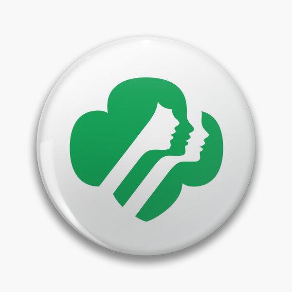 Item preview, Girl Scouts Classic Green Profile Logo designed and sold by Klashnekoff.