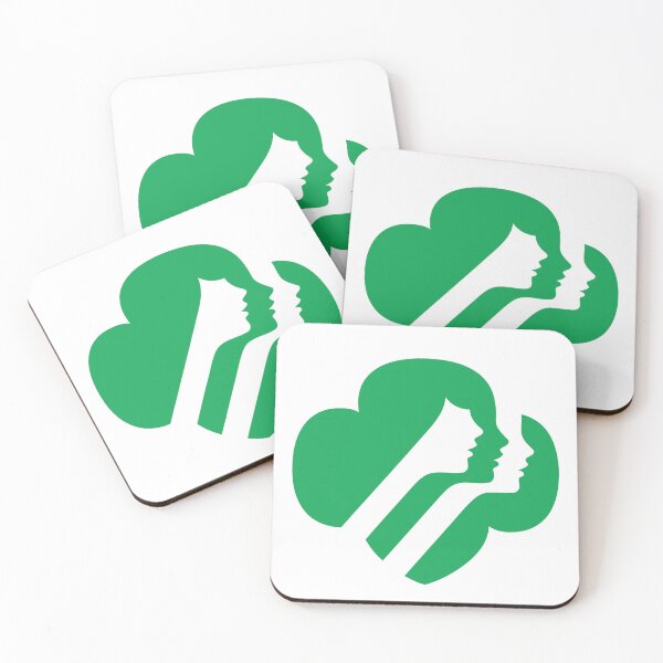 Item preview, Girl Scouts Classic Green Profile Logo designed and sold by Klashnekoff.