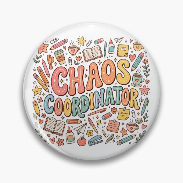 Item preview, Retro Chaos Coordinator Teacher Life Appreciation Gift designed and sold by PictoVibe.