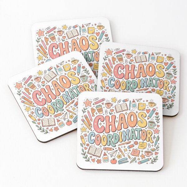 Item preview, Retro Chaos Coordinator Teacher Life Appreciation Gift designed and sold by PictoVibe.