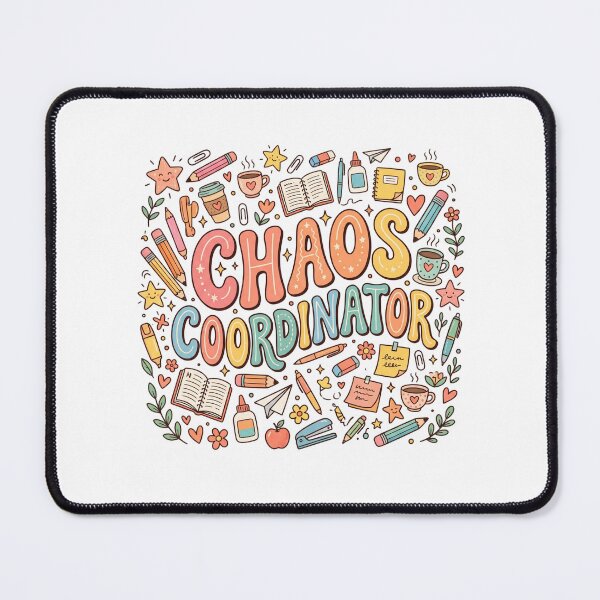 Item preview, Retro Chaos Coordinator Teacher Life Appreciation Gift designed and sold by PictoVibe.