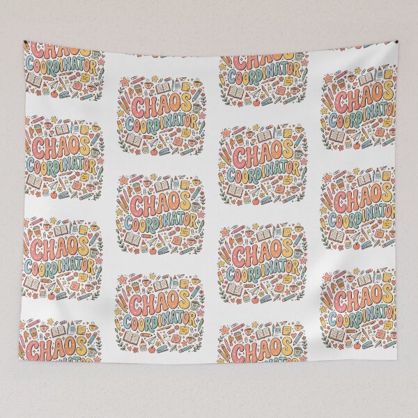 Item preview, Retro Chaos Coordinator Teacher Life Appreciation Gift designed and sold by PictoVibe.
