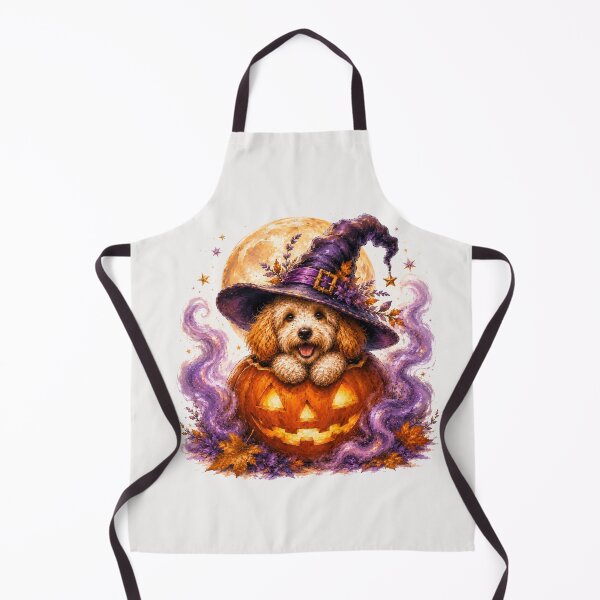 Item preview, Black pup in jack o’ lantern  designed and sold by Elisa Miller.