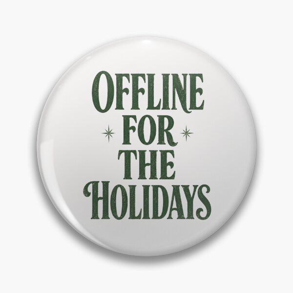 Item preview, Offline For The Holidays Vintage Retro Christmas Shirt designed and sold by PhylonBoxx.