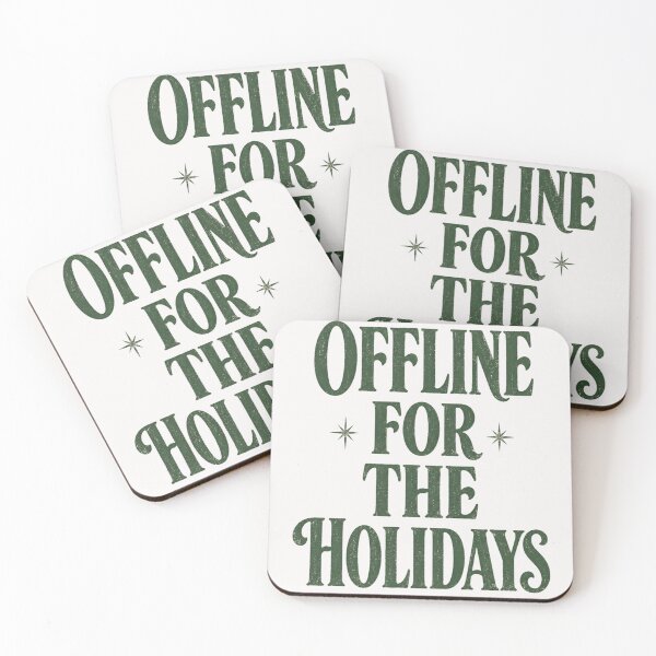 Item preview, Offline For The Holidays Vintage Retro Christmas Shirt designed and sold by PhylonBoxx.