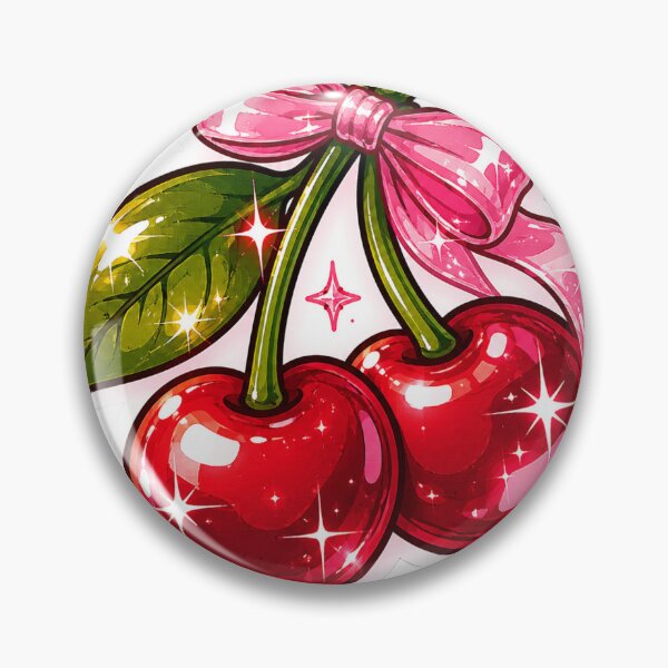 Item preview, y2k Cherry Sticker designed and sold by Shoppe-Maenad.