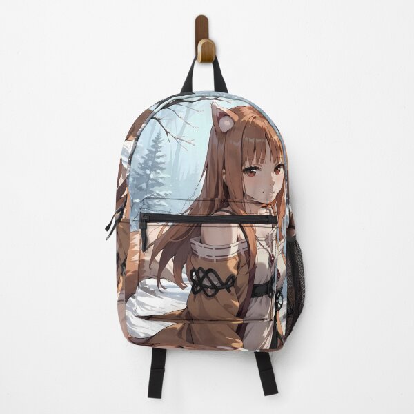 Item preview, Holo Spice And Wolf Winter Forest Traveler Portrait designed and sold by MicaheHaffner.