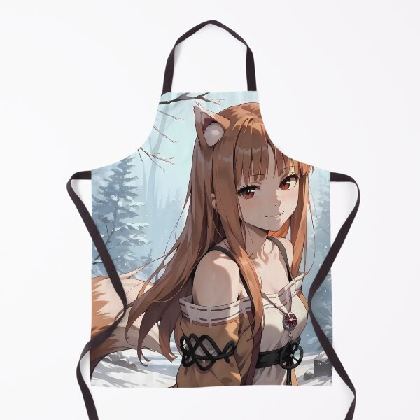 Item preview, Holo Spice And Wolf Winter Forest Traveler Portrait designed and sold by MicaheHaffner.