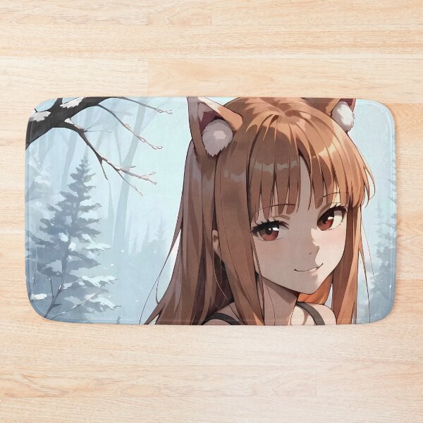 Item preview, Holo Spice And Wolf Winter Forest Traveler Portrait designed and sold by MicaheHaffner.