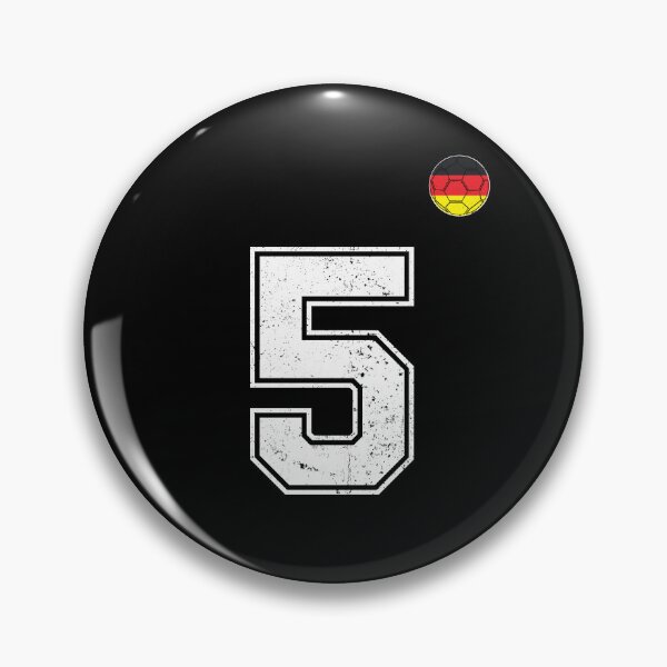 Item preview, Soccer player number 5 Germany Flag designed and sold by RoyesButler.