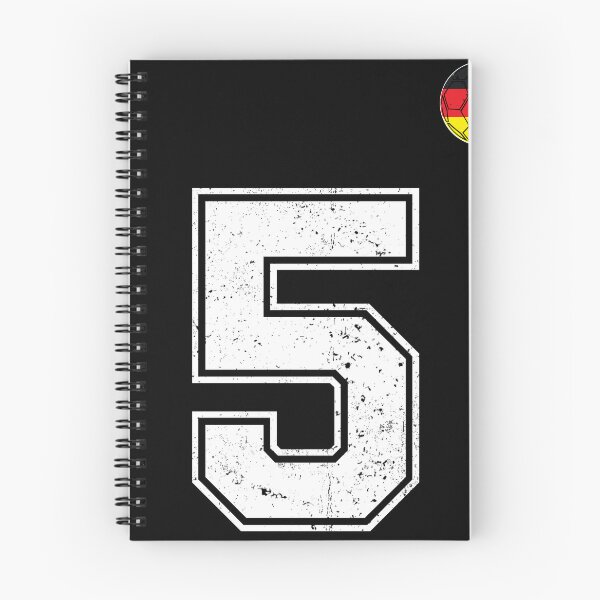 Artikelvorschau, Fußballspieler Nummer 5, deutsche Flagge entworfen und verkauft von RoyesButler.