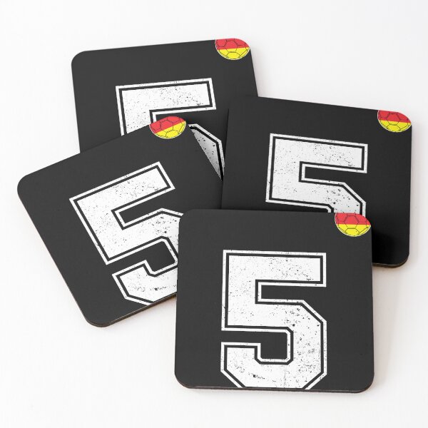 Item preview, Soccer player number 5 Germany Flag designed and sold by RoyesButler.