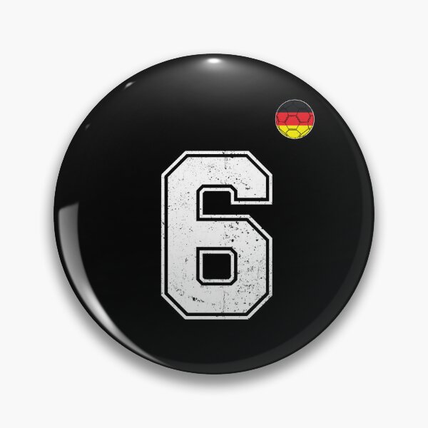 Item preview, Soccer player number 6 Germany Flag designed and sold by RoyesButler.