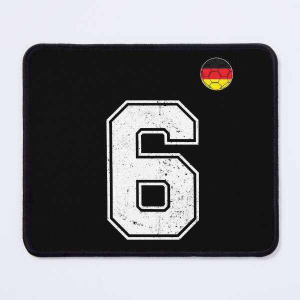 Item preview, Soccer player number 6 Germany Flag designed and sold by RoyesButler.