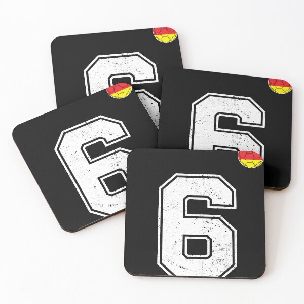 Item preview, Soccer player number 6 Germany Flag designed and sold by RoyesButler.