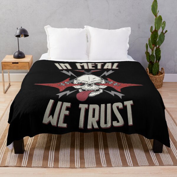 Item preview, In Metal We Trust Heavy Metal Fan Gift for Metalheads designed and sold by Say It With Ink.