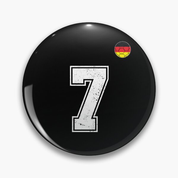Artikelvorschau, Fußballspieler Nummer 7, deutsche Flagge entworfen und verkauft von RoyesButler.