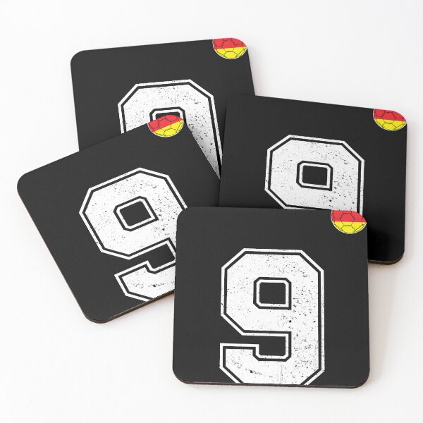 Item preview, Soccer player number 9 Germany Flag designed and sold by RoyesButler.