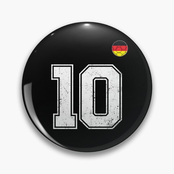 Artikelvorschau, Fußballspieler Nummer 10, deutsche Flagge entworfen und verkauft von RoyesButler.
