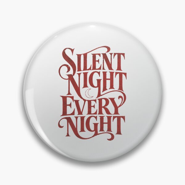 Item preview, Silent Night Every Night Introvert Retro Holiday Shirt designed and sold by PhylonBoxx.