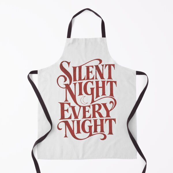 Item preview, Silent Night Every Night Introvert Retro Holiday Shirt designed and sold by PhylonBoxx.