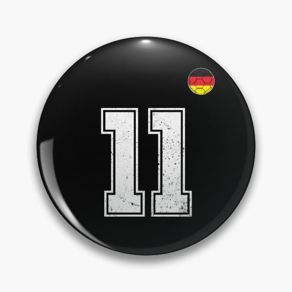 Item preview, Soccer player number 11 Germany Flag designed and sold by RoyesButler.