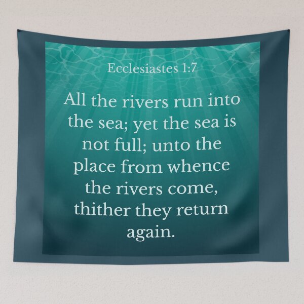 Item preview, Ecclesiastes 1:7 designed and sold by Undonemadenew.
