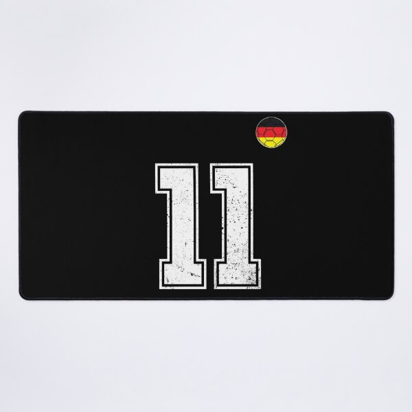 Item preview, Soccer player number 11 Germany Flag designed and sold by RoyesButler.