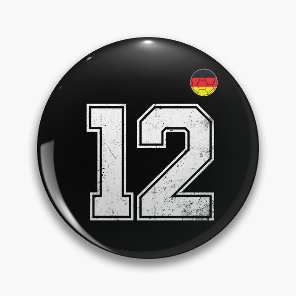 Item preview, Soccer player number 12 Germany Flag designed and sold by RoyesButler.
