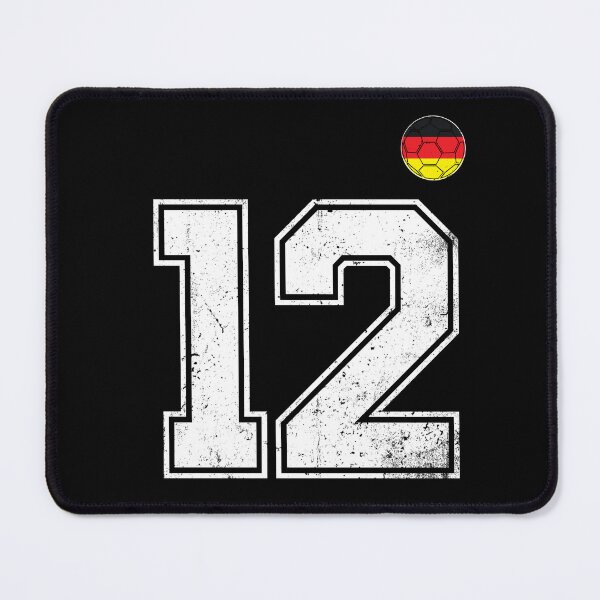 Item preview, Soccer player number 12 Germany Flag designed and sold by RoyesButler.