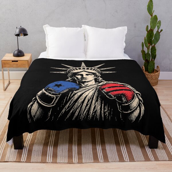 Item preview, USA Patriotic Boxing Statue of Liberty America Fourth July designed and sold by zalderian100.