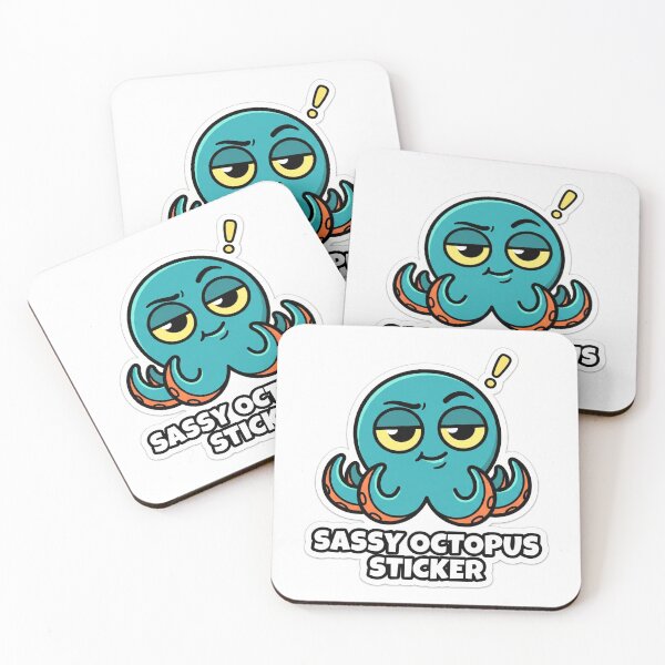 Item preview, Sassy Octopus Sticker Octopus designed and sold by luiz1213.