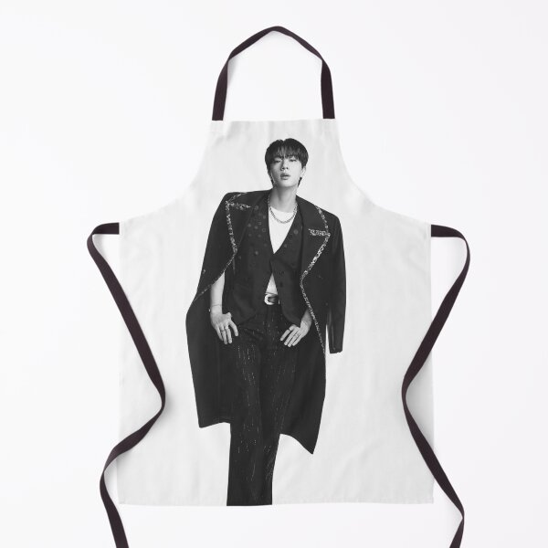 Item preview, BTS Jin Elegant Black and White Aesthetic | Kim Seokjin Kpop Design designed and sold by Mooncreates7.