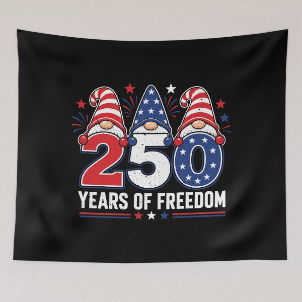Item preview, 250 Years of Freedom Patriotic Gnomes Men Women Kids designed and sold by zalderian100.