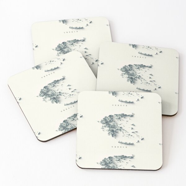Item preview, Greece Shaded Relief Map 3D digitally rendered designed and sold by ThinkAboutMaps.