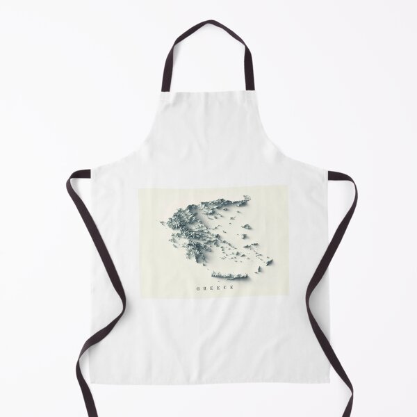 Item preview, Greece Shaded Relief Map 3D digitally rendered designed and sold by ThinkAboutMaps.