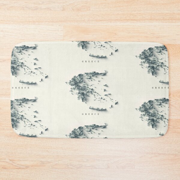 Item preview, Greece Shaded Relief Map 3D digitally rendered designed and sold by ThinkAboutMaps.