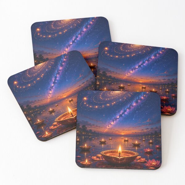 Item preview, Cosmic Diwali Series | Galaxy Mandala Festival of Lights Wall Art designed and sold by Homyar.