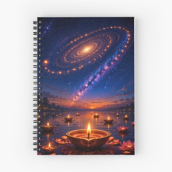Item preview, Cosmic Diwali Series | Galaxy Mandala Festival of Lights Wall Art designed and sold by Homyar.