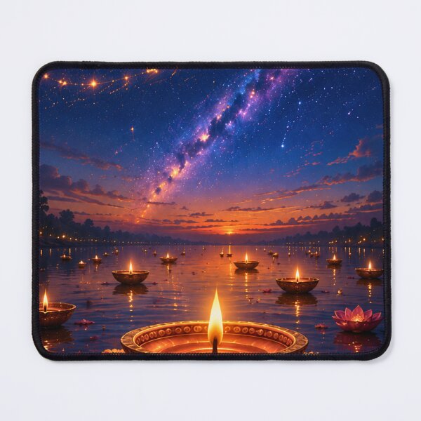 Item preview, Cosmic Diwali Series | Galaxy Mandala Festival of Lights Wall Art designed and sold by Homyar.