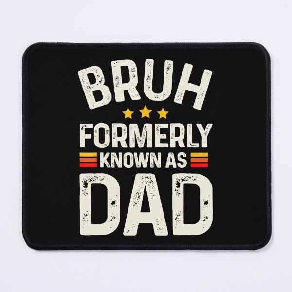 Item preview, Funny Dad Quote Retro Typography With Bruh Formerly Known As Dad designed and sold by zamiokaline.