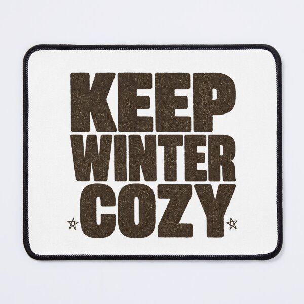 Item preview, Keep Winter Cozy Retro Minimalist Holiday Statement Tee designed and sold by PhylonBoxx.