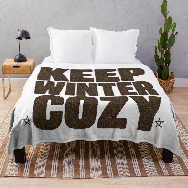 Item preview, Keep Winter Cozy Retro Minimalist Holiday Statement Tee designed and sold by PhylonBoxx.