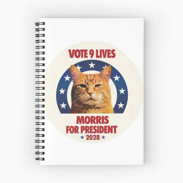 Item preview, VOTE NINE LIVES, MORRIS RULES! MORRIS FOR PRESIDENT 2028 designed and sold by V3GFX.